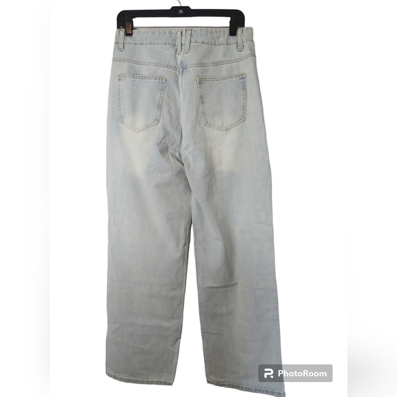 Ripped Straight Leg Jeans - Picture 3 of 4